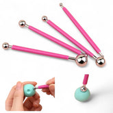 Repujadores Bola en Acero x 4